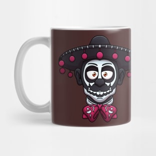 Mexican Sugar Skull Man Face Mug